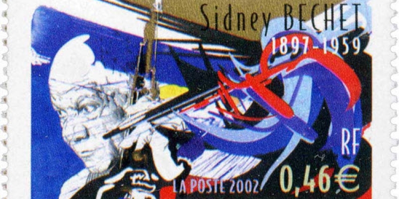 Black Figures on French Postage Stamps